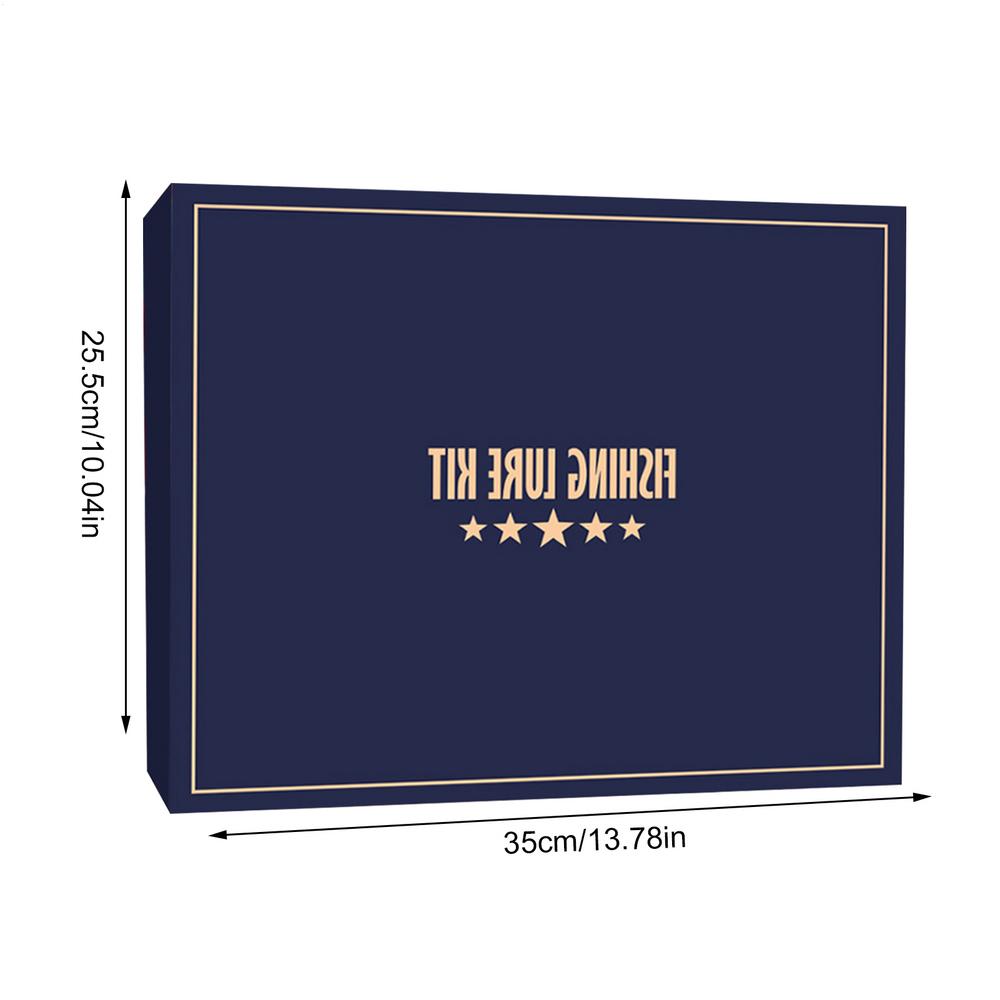 

Fishing Lure Set Artificial Lure Fishing Gear Kit for Outdoor Saltwater Freshwater River Lake Pond Vacation Family Night L