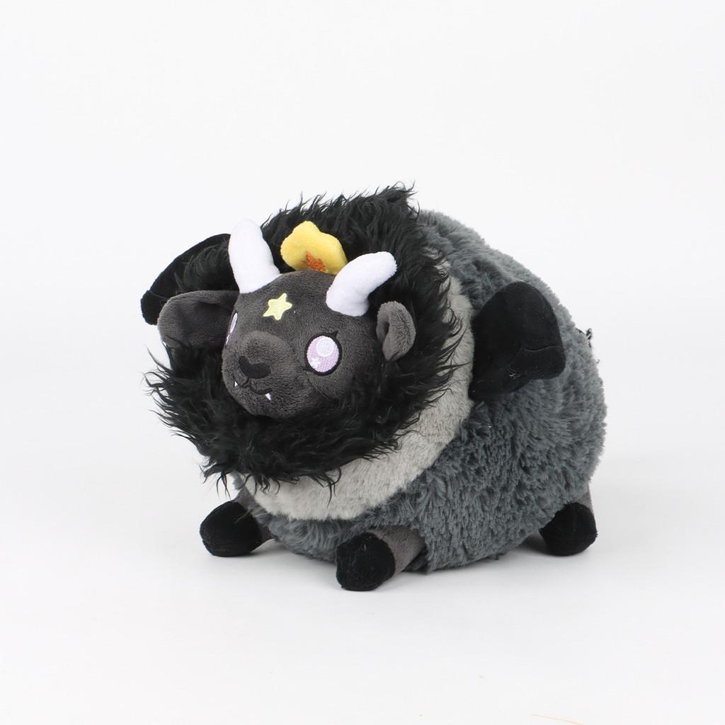 Dark Black Myth Stuffed Toys Anubis Hydra Krampus Creative Halloween Gift Game Plush Doll Collectible Character Present