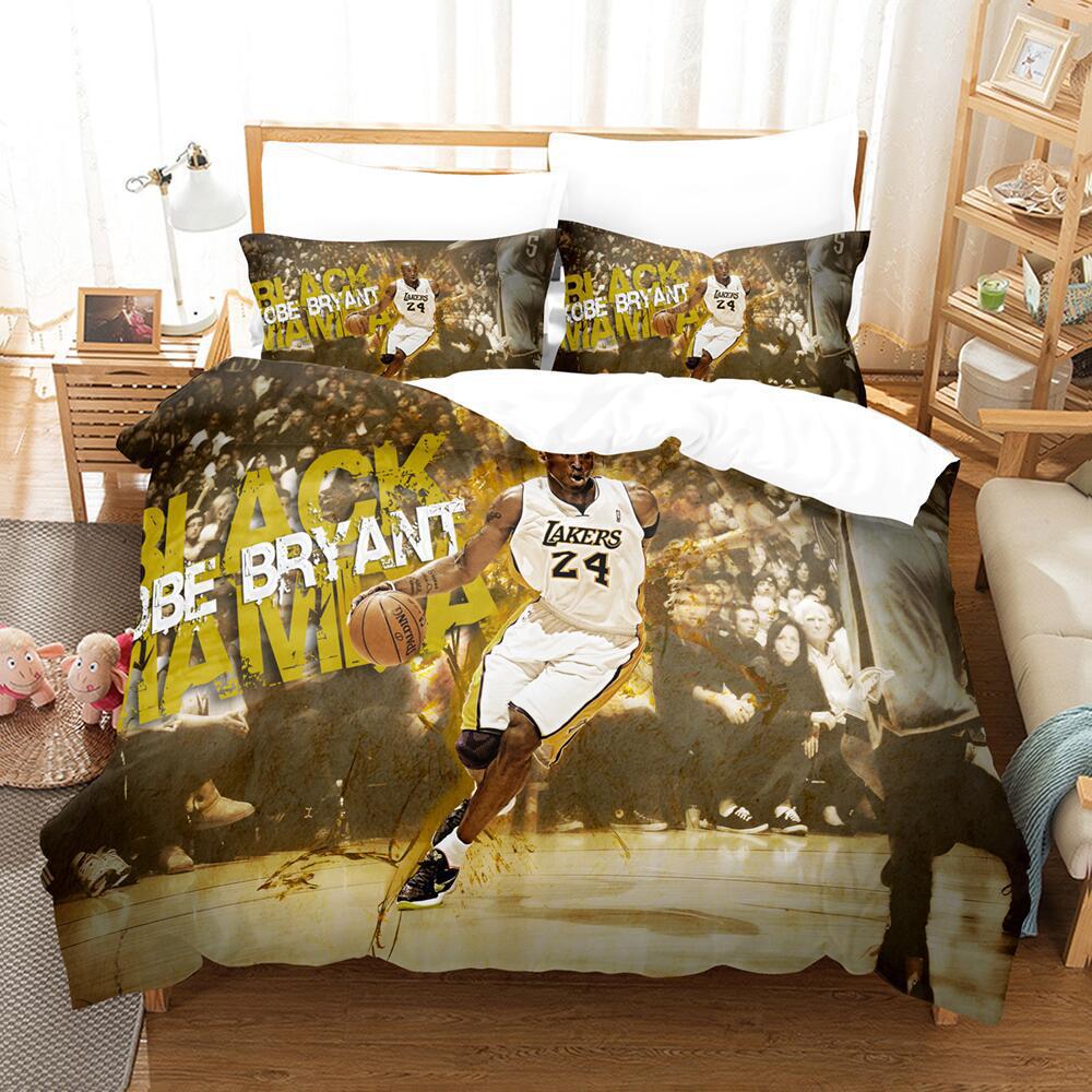 Basketball Digital Printing Bedding Three-Piece Microfiber Polyester Cotton Duvet