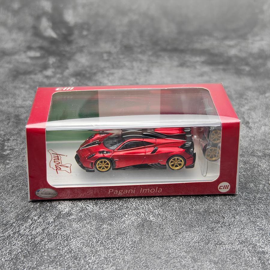 

CM Model 1/64 Pgn imola Quick-Release Wheels with Spare Tire Alloy car model sports car static decoration collection металлик красный
