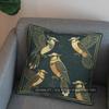 2D Golden Birds Pattern Decorative Pillow Cover Pattern Cushion Cover Suitable For Sofa Bedroom Car Pillow Cover
