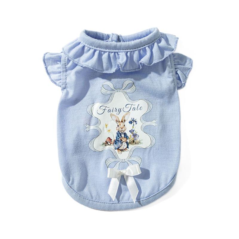 New Pet Clothing Spring and Summer Thin Bi Xiong Small and Medium-sized Dog Breathable T-shirt Cat Teddy Dog Clothes