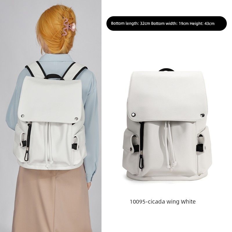 

Travel Leather Niche Style Work Clothing Women s Computer Backpack