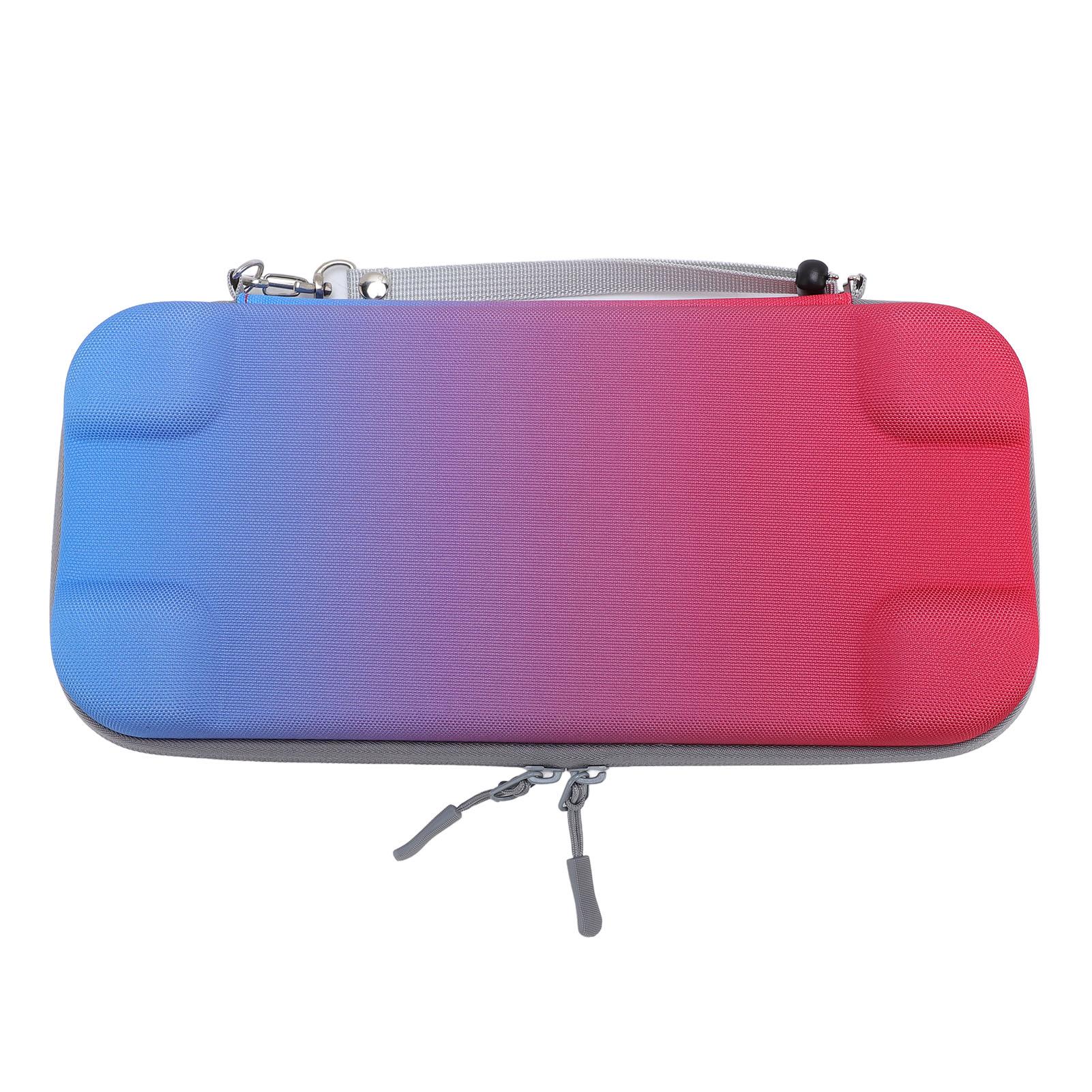 

Carrying Case for Switch 2 2025 Version EVA Hard Shell Portable Travel Storage Bag with 10 Game Card Pockets Red Blue