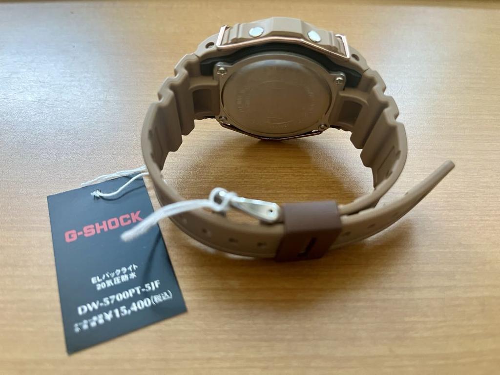 CASIO Tone on tone series Brown Milk Chocolate color [ ] G-SHOCK DW-5700PT-5JF