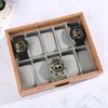 Wood Watch Box Storage Case Transparent Skylight Watch Boxes Organizer for Men Mechanical Wrist Watches Display Collection Gift