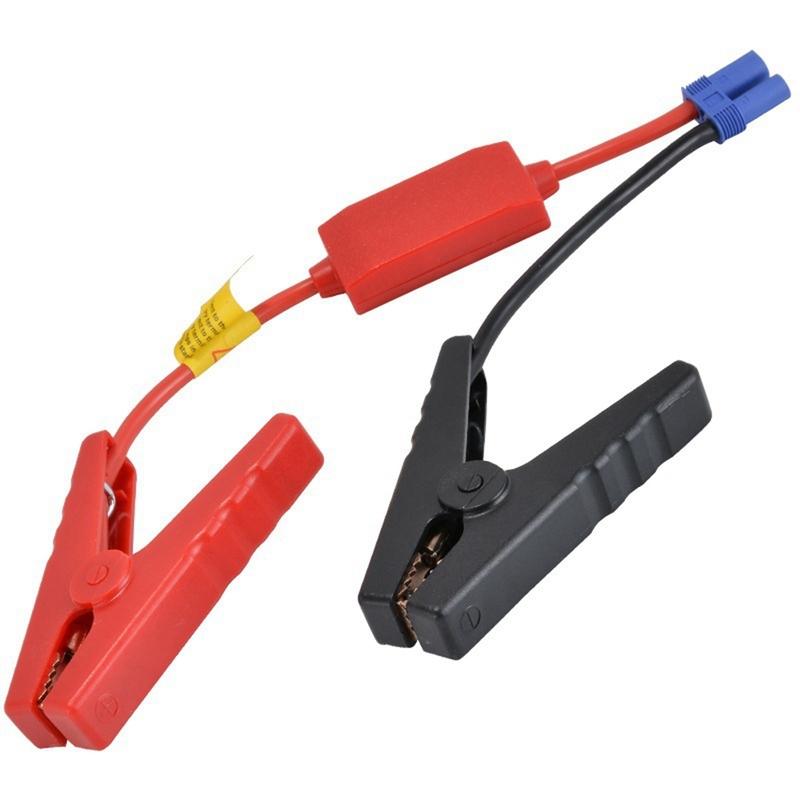 12V Intelligence Clip Car Starter Connector Emergency Jumper Cable Clamp Booster Alligator Clamps Battery Clips For Universal