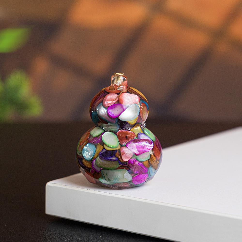 Resin Crystal Lotus Incense Holder With Multicolor Waterdrop Stones For Home Decor And Gift Ideas