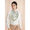 100% Mulberry Silk Square Scarf Double-sided Print Light Luxury Shawl Women Mom Fashion Accessory