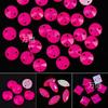 Fluorescent Glass Hand-Sewn Drill, Rose Red Water Drop Satellite Neon Special-Shaped Flat-Bottom Hand-Sewn Stone Diy Rhinestone Jewelry Accessories