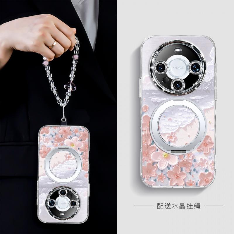 Applicable to Huawei mate70pro mobile phone case new mate50pro + case advanced sense mate60pro magnetic attraction