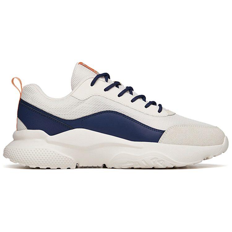 Anta Life Collection Textile, Synthetic Leather Cushioning Slip Resistant Abrasion Resistant Low Top Chunky Sneakers 912218872-3