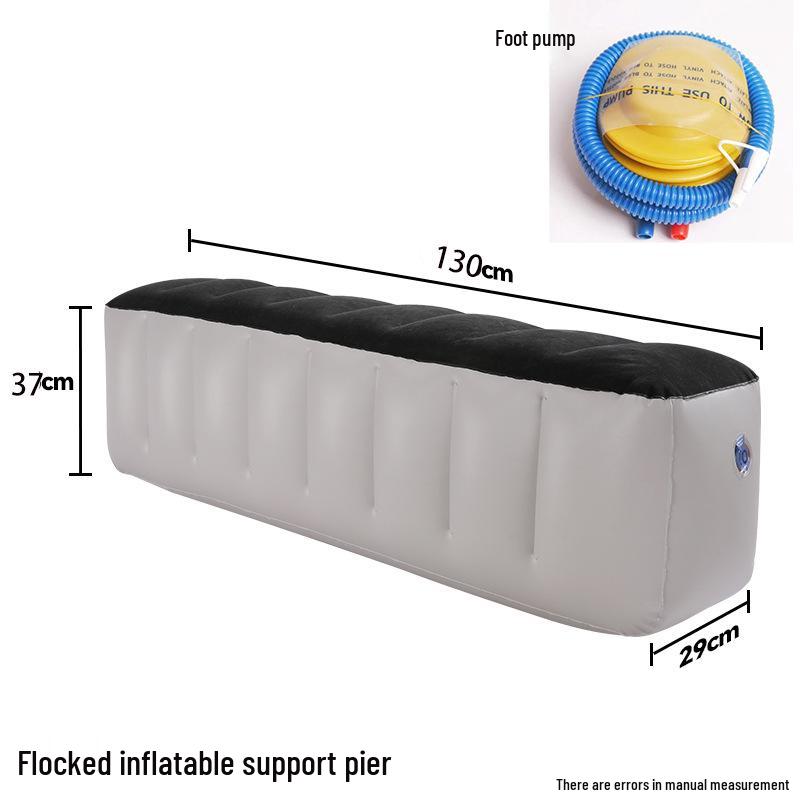 Inflatable Car Mattress Support: Universal Rear Seat Air Cushion for Children