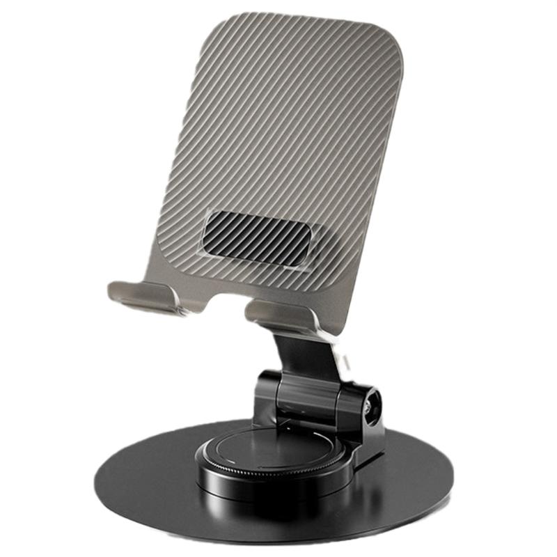 

Foldable Desktop Phone Hold Universal Smartphoens Stand Universal Metal Stand with Clead Bag for Phones & Tablets Gift 1