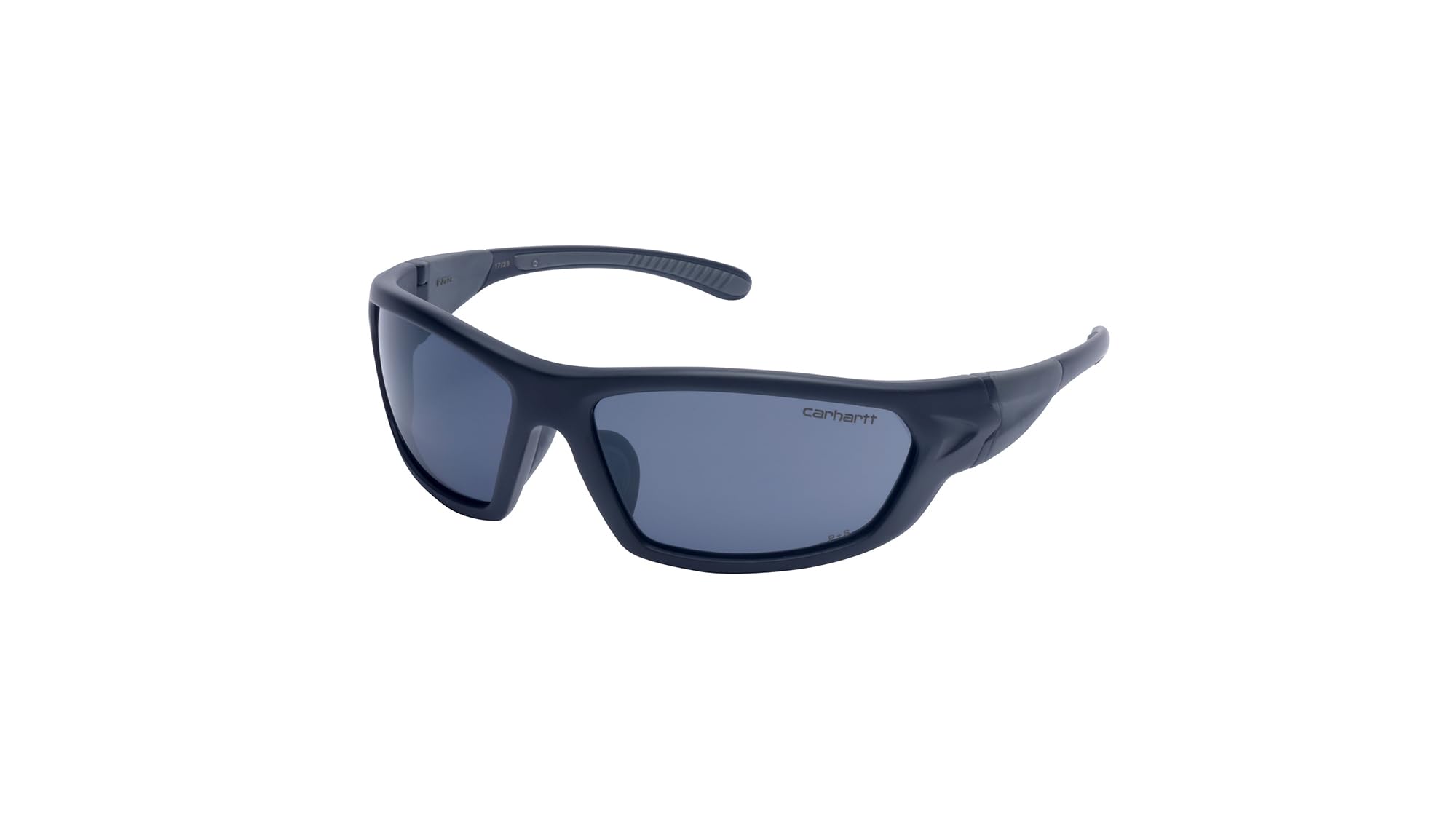 

Carhartt Carbondale Safety Dark Grey Lenses and ANSI Rated Sunglasses, Anti-Fog Black/Grey Frame,