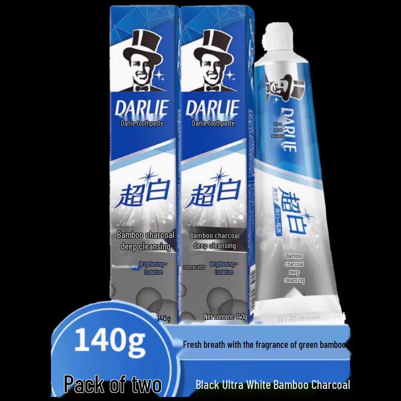 

DARLIE All Shiny White Charcoal Toothpaste Twin Pack
