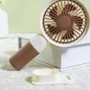 Simple Home Desktop Mini USB Rechargeable Small  Small electric fan for students with mobile phone holder dormitory