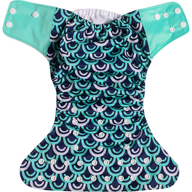 Babyshow Unisex Printed Washable Cloth Diapers & Training Pants for Summer