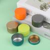 5.4Cm Portable Solid Color Mini Tin Box Tea Sealed Jar Packing Boxes Jewelry Candy Small Storage Can Coin Earring Headphones Gift Case