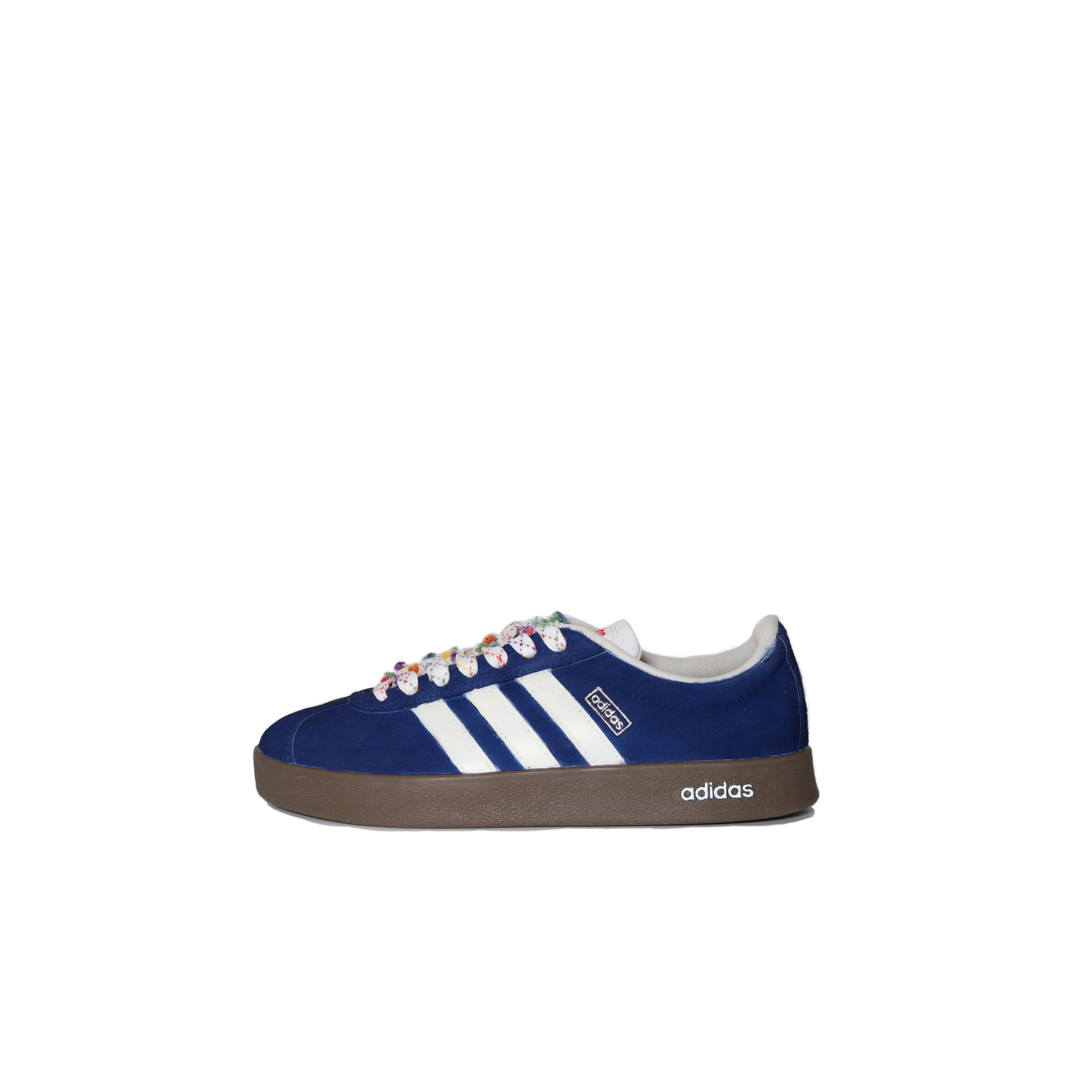 Adidas Neo VL Court 2.0 Blueberry Night Low top Skateboard Shoes Unisex Blue JS3003(team665-) 35⅔