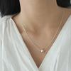 SILVER BALL NECKLACE