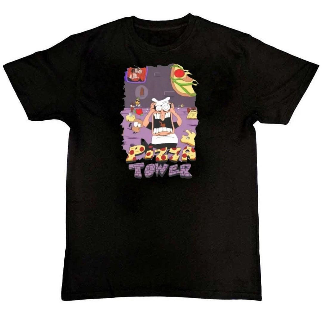 PIZZA TOWER Gaming Game Graphic Mens T-Shirt XL