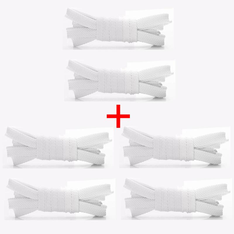 Einfarbige Flach geflochtene Schnürsenkel, Strapazierfähige Polyester Ersatzschnürsenkel, Modische Schnürsenkel für Sneaker, Sport- & Freizeitschuhe