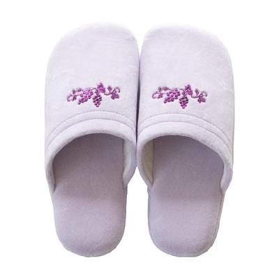 OKA Dry Good Lux Toilet Purple Slippers, (Elegant)