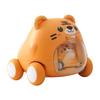 Manqi Cartoon Cute Pet Ejection Toy Car - Trendy Inertia Toy for Kids
