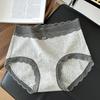 Cotton Underwear for Women Soft Breathable Cheeky Bikini Panties Ladies Sexy Lace Mid Rise