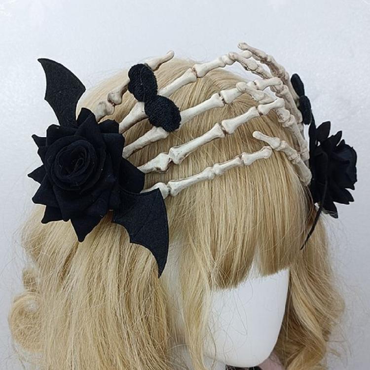 Hair Accessories Hairpin Skull Hand Hair Clips Barrette Hairpin for Halloween