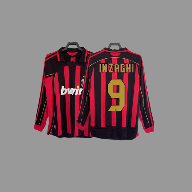 AC vintage jersey football jersey Maldini Tonali Ibka Piatek Shevchenko jersey