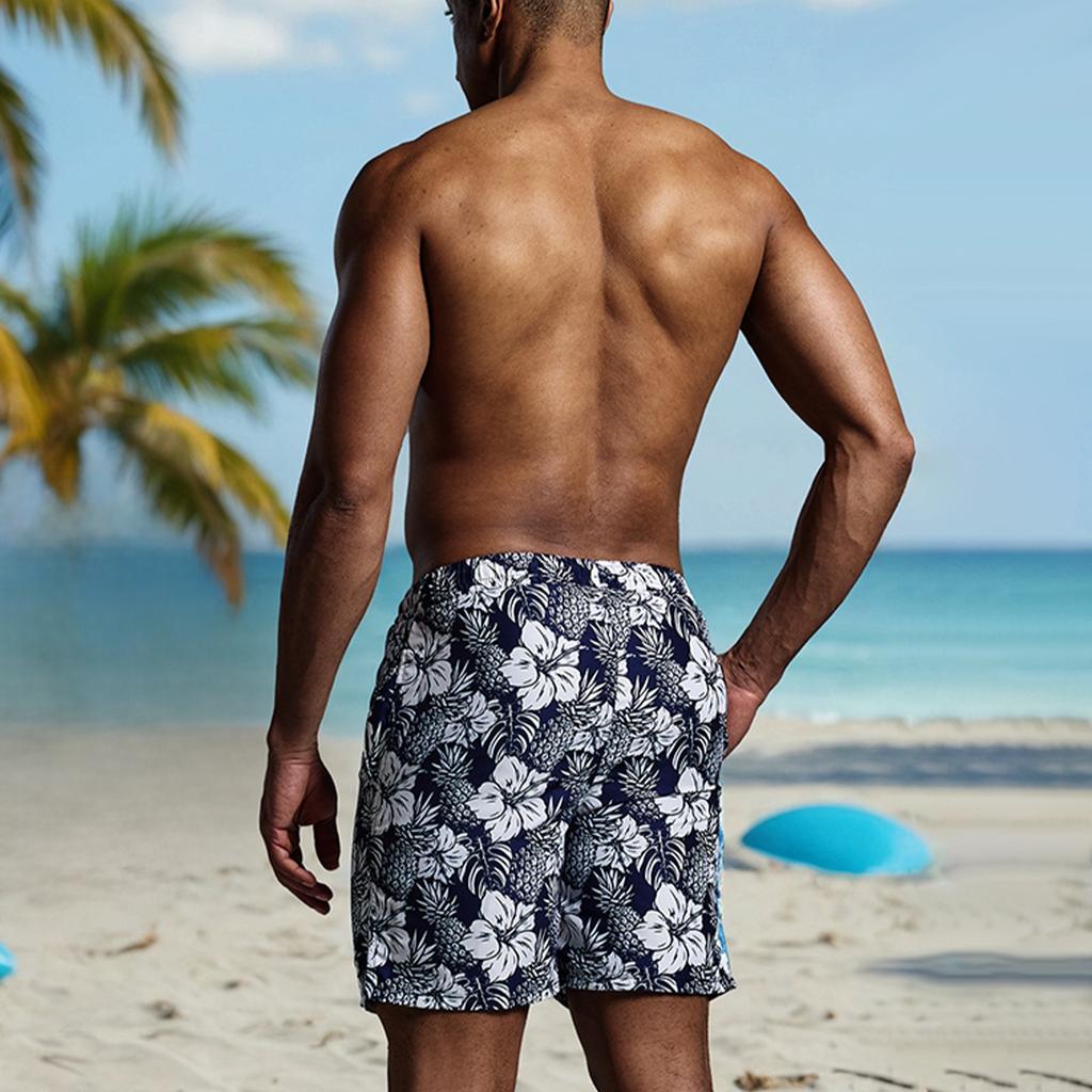 Mizuno Breathable Quick-Dry Lightweight Fashion Beach Shorts Men Shorts Black White N2CBC137