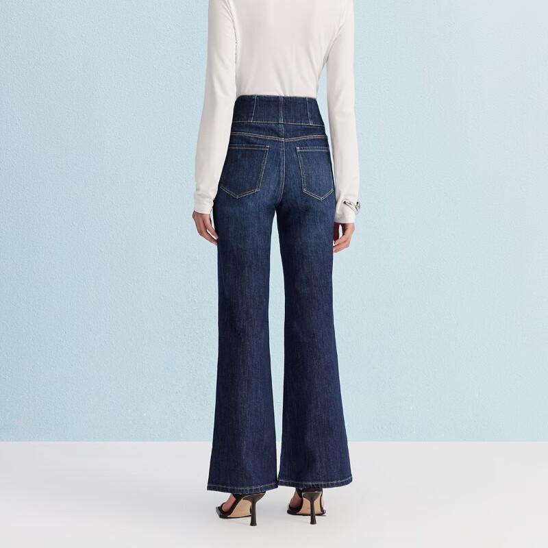 VEROMODA Women's 2025 Autumn High-Waist Bootcut Jeans