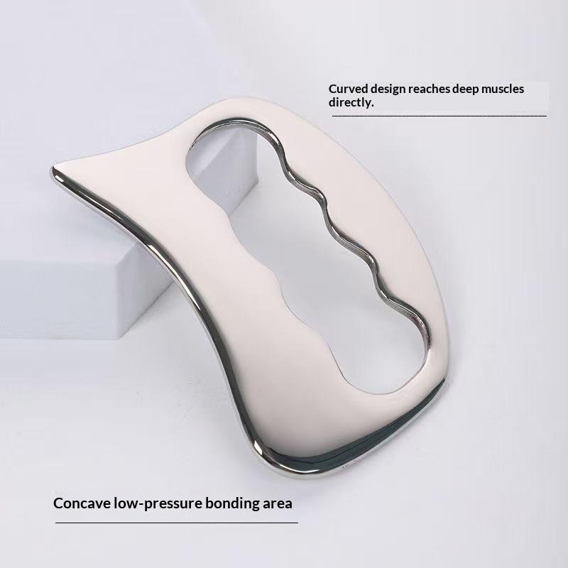 Stainless Steel Gua Sha Massage Tool Rust Resistant Scraping Massager for Deep Tissue Massage Post Exercise Recovery