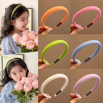 Koreanisches Haarband in Bonbonfarbe für Kinder, Mädchen, Einfachheit, koreanische Mode, Haarreif für kleine Mädchen, süße Kopfbedeckung, Haar-Accessoires