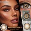 Eyes 1 Pair Colored Contact Lenses For Eyes Korean Brown Contact Lenses 14.5mm Big Eye Lenses Annual Student Beauty