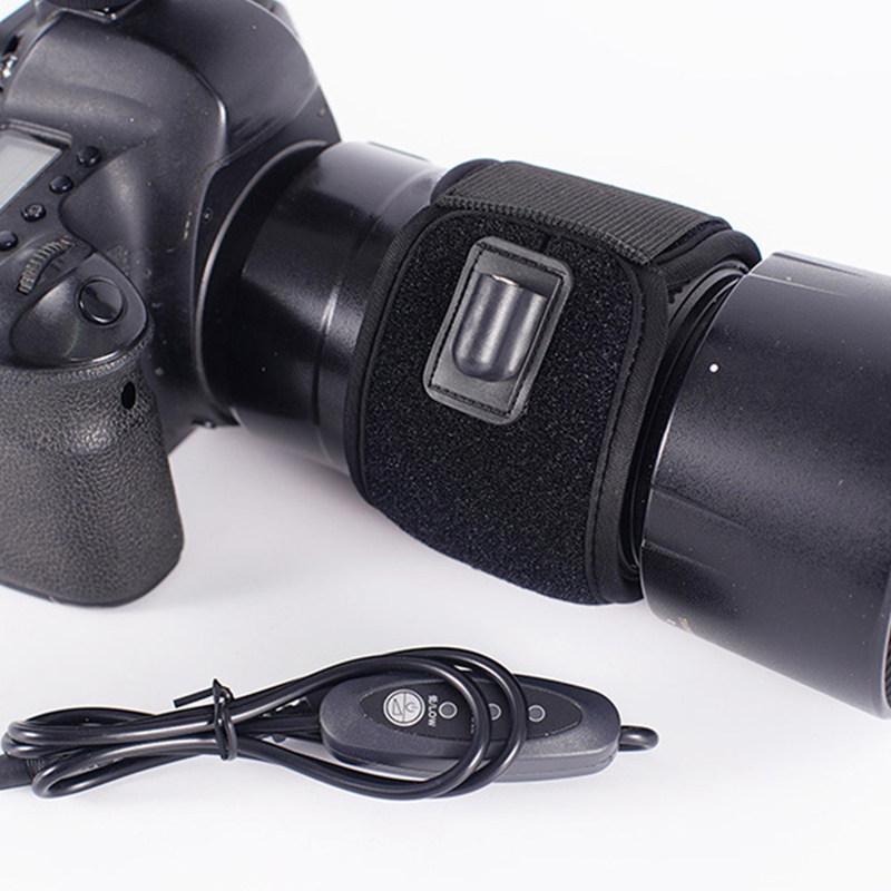 Lens Heater Warmer with 3 Temperature Settings for Camera and Telescope Anti-Condensation Heating Strip Portable Lightweight