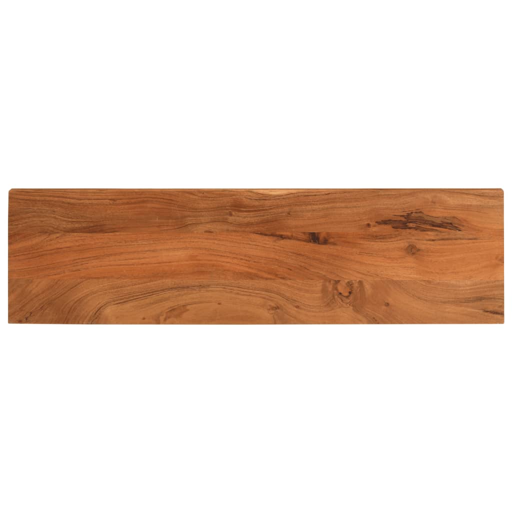 Vidaxl Blat Stołu, 110X20X3,8 Cm, Prostokątny, Lite Drewno Akacjowe