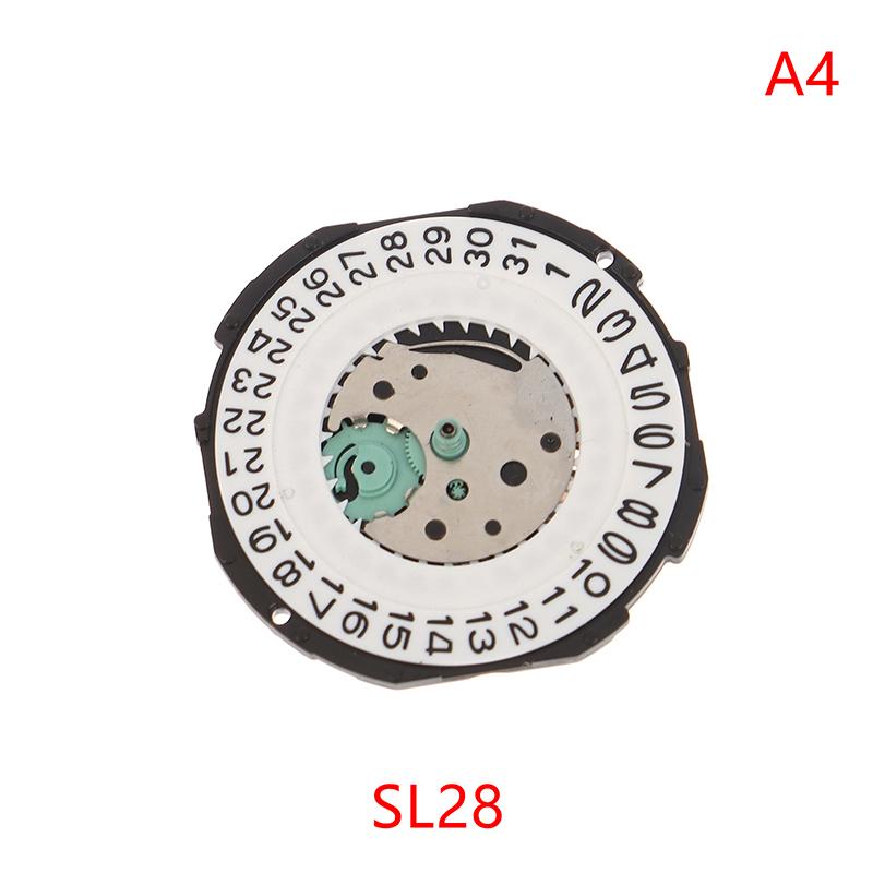 

Sl25/Sl28/Sl68 кварцевый механизм для замены часов с тремя стрелками, двуязычный двойной календарь, аксессуары для ремонта часов для часовщика