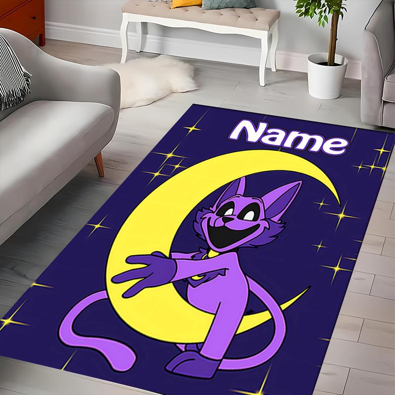 Custom personalization Smiling Critters Area Rug - Perfect For Kitchen, Bathroom,Laundry Room Decor Large Size Available,Gift All Seasons