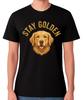 Stay Golden T-Shirt Golden Retriever Dog Lover Graphic Gift Unisex Tee