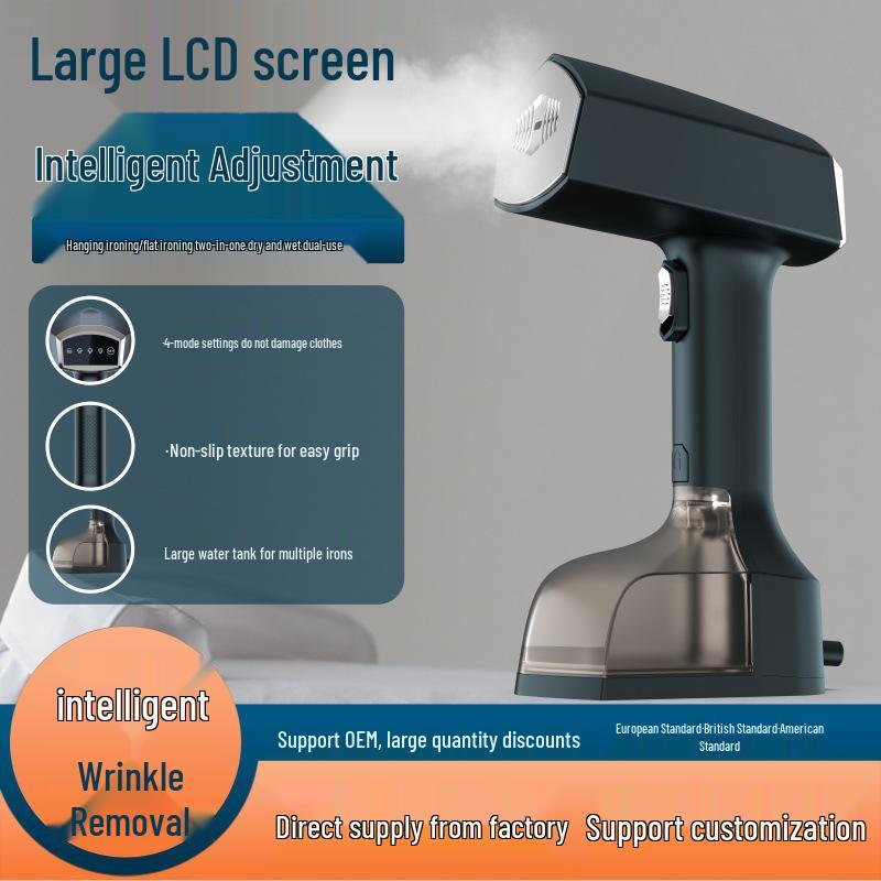 Dual-Function Handheld Garment Steamer & Iron