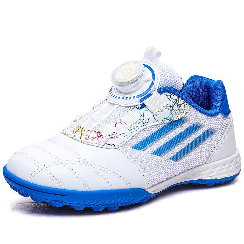 Buty piłkarskie tanie dla chłopców i dziewcząt męskie Puchar Świata połamane korki obrotowe guziki buty treningowe dla uczniów szkół podstawowych