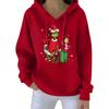 Women's Christmas  Hoodie Funny Cute Christmas Holiday Sweatshirt Pullover