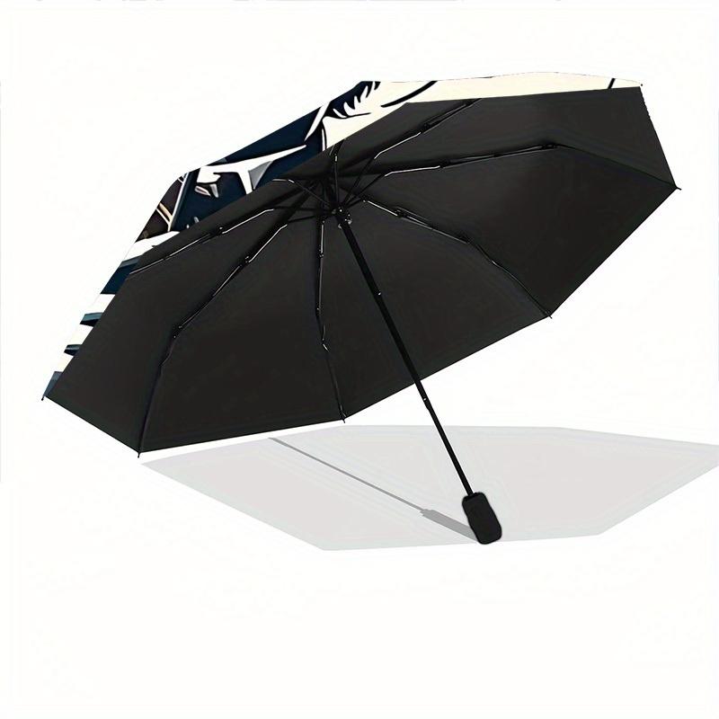 Harry Potter, Wizarding World Automatic Open/Close Umbrella   Compact Travel Umbrella, 8 Rib Heavy Duty Construction, Ideal Gift, 151