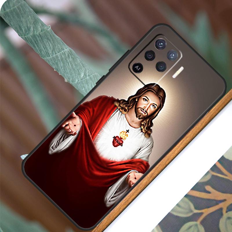 Christian Jesus For OPPO A52 A72 A92 A98 A78 A58 A5 A9 A15 A17 A77 A53S A57S A94 A74 A54 A16 A76 A96 Case