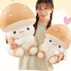 Compact Giant Mushroom Plushie Soft Fabric For Unique Entertainment Venue Compact And Adorable Mushroom Pillows