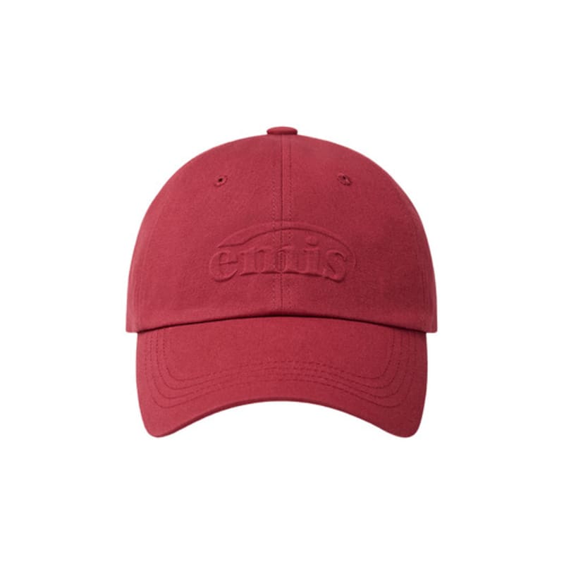 

EMIS EMBOSSING LOGO BALL CAP-RED RED