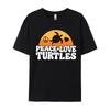 Sea Turtle Tortoise T-shirt Peace Love Turtle Gift T-shirt Hot Sale Super Fashion Funny Printed T Shirt